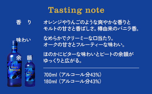 ウイスキー ニッカ セッション 奏楽 700ml×4本 ※着日指定不可