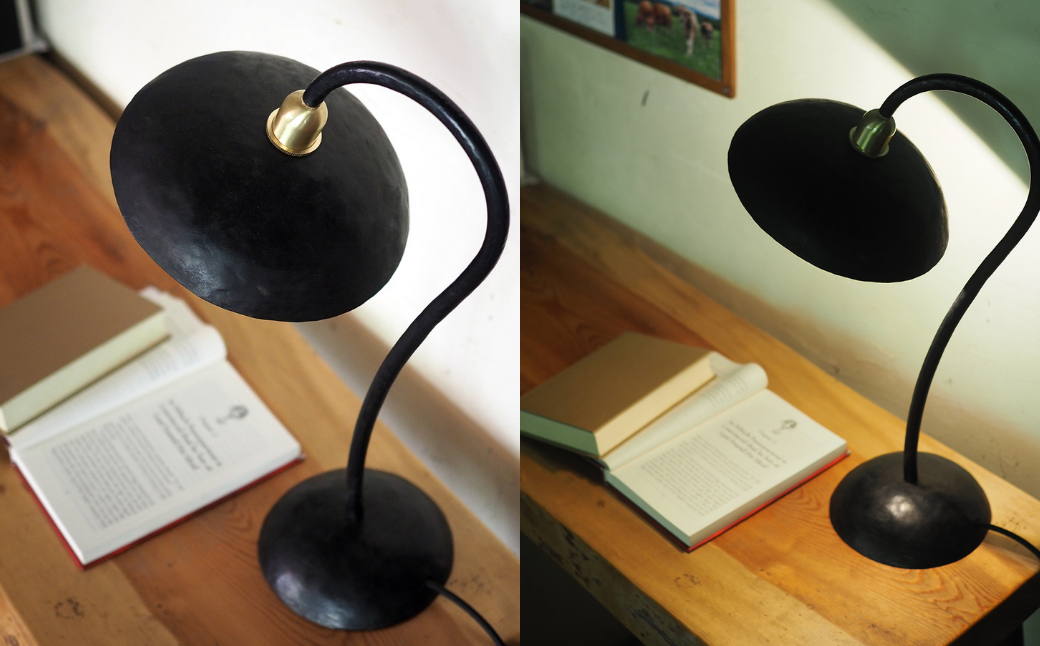 アイアン【鉄】照明・デスクランプR E-ms-A32A（岡山県英田郡西粟倉村