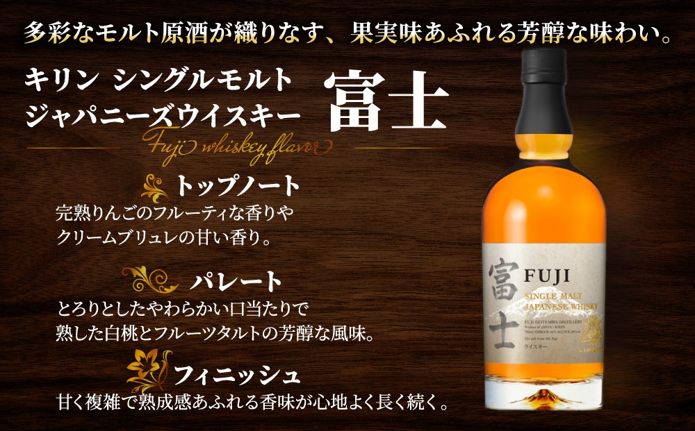 1662.キリンウイスキー シングルモルト富士＆シングルブレンデッド富士