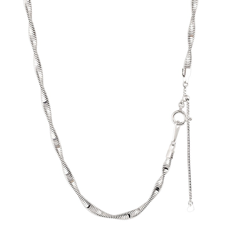 プラチナ　Pt850 スネークチェーンネックレス　重さ約12.5g プラチナ Pt850 スネークチェーンネックレス 重さ約12.5g