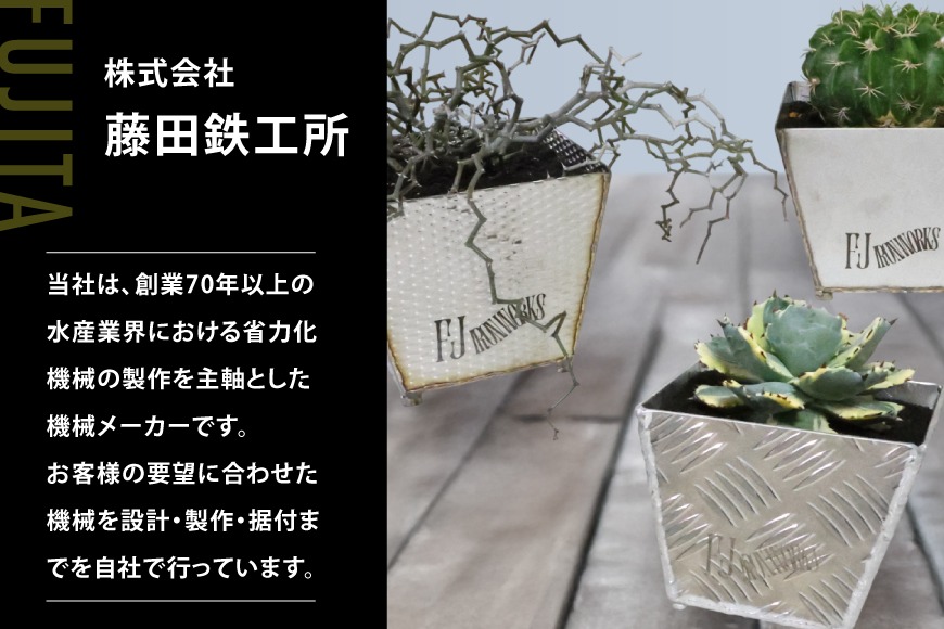 鉢・プランター miyakira711 植木鉢 BOTANICAL POT SSP-M 1点 [藤田鉄工所 宮城県 気仙沼市