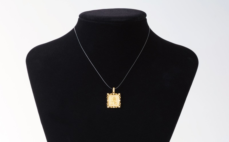 TUC0025 【高島屋選定品】純金(K24) ダイヤモンド ペンダントトップ