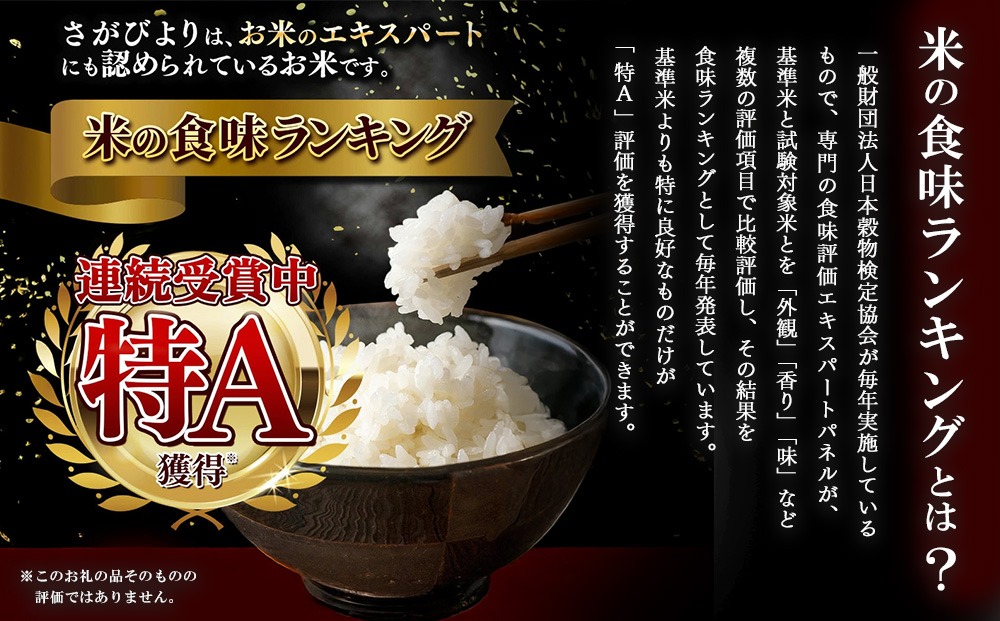令和7年産】さがびより 精米 20kg(5kg×4袋)【特A受賞米 人気 佐賀県産