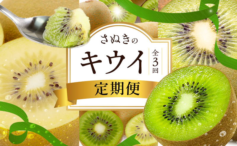 讃岐のキウイ定期便（全3回）【さぬきゴールドキウイ】【さぬきキウイ