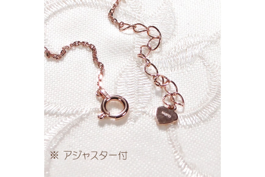 ブレスレット K18PG ピンクゴールド ダイヤモンド 0.23ct 無限大