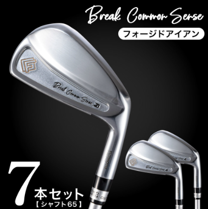 藤本技工／ウルトラ軽量軟鉄鍛造アイアン】Fujimoto_BCS iron(7set) 65