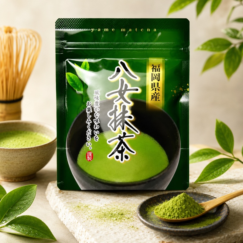 お茶 八女茶 銘茶 福岡 急須要らず お手軽セット 便利なチャック付