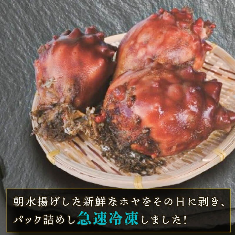 むきホヤ600g (150g×4P) ほや お刺身 珍味 冷凍 小分け 大船渡市 三陸