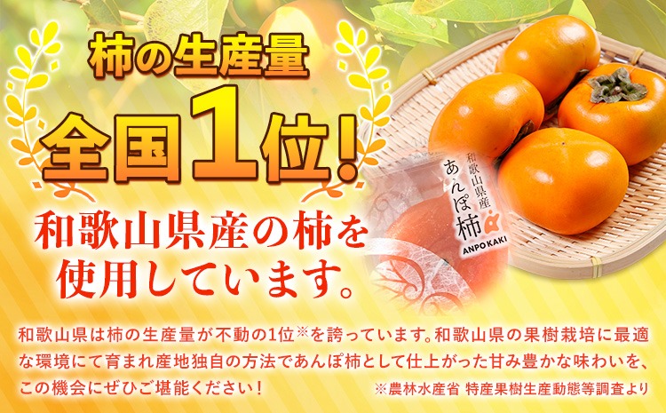 和歌山県産 あんぽ柿 70g×8個セット 紀の川市厳選館 《90日以内に出荷