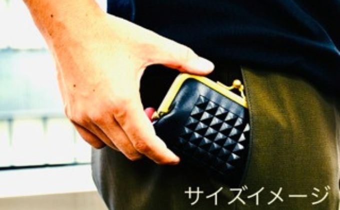 財布 SAKURA WAQS TOKYO GA-MA テトラシリーズ ( 黒 紺 ) 小銭入れ 革
