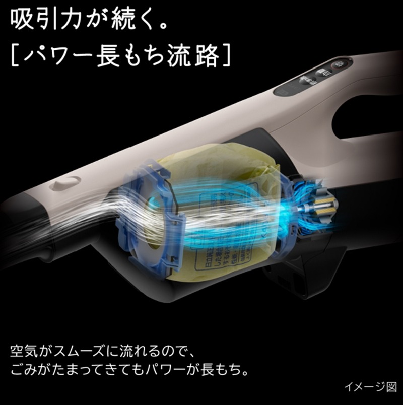 167-5-236 【かるパックスティック】コードレス掃除機PKV-BK3P(C