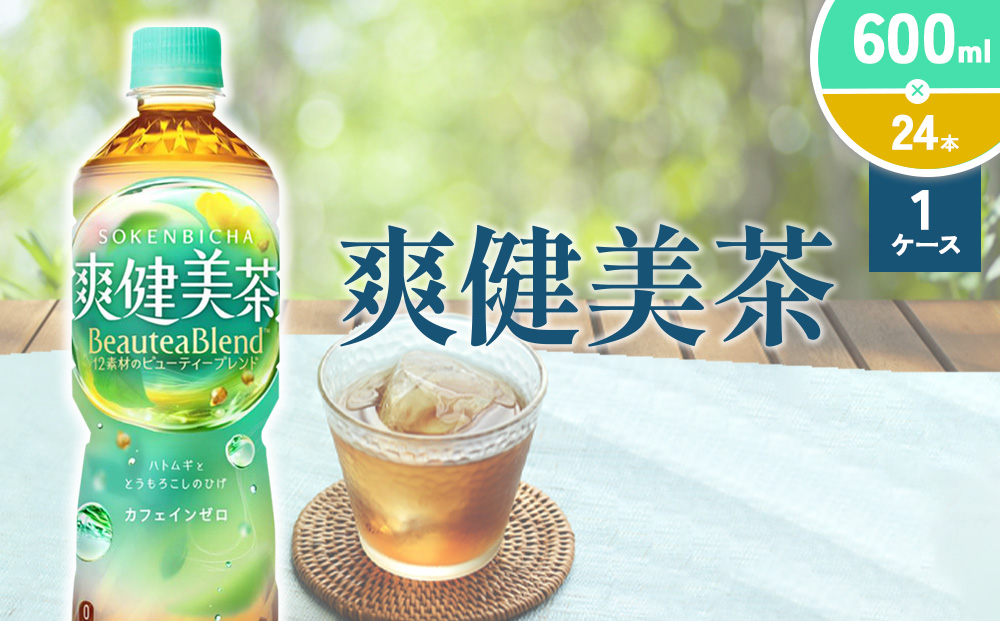 爽健美茶 600ml PET【コカ・コーラ】ペットボトル 1ケース(24本