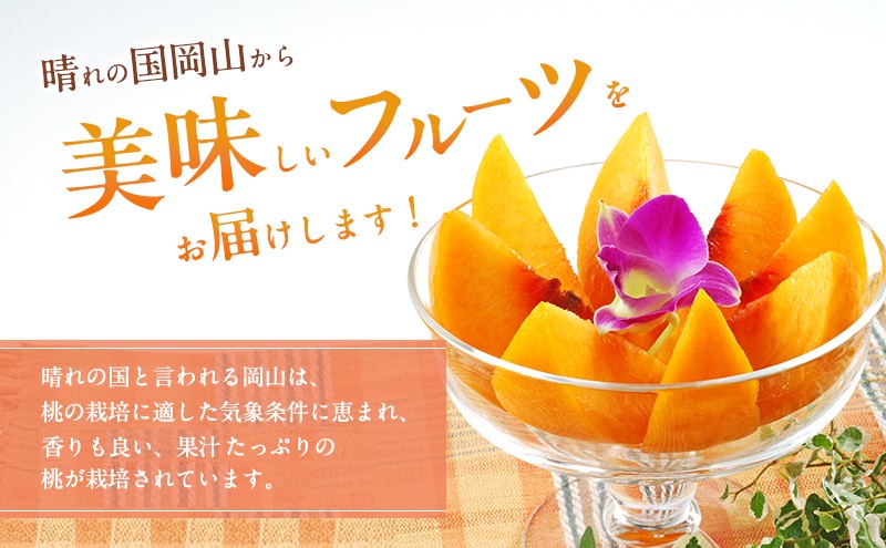 桃 2027年 先行予約 岡山 黄金桃 ご家庭用 約2kg 6～9玉入り もも モモ