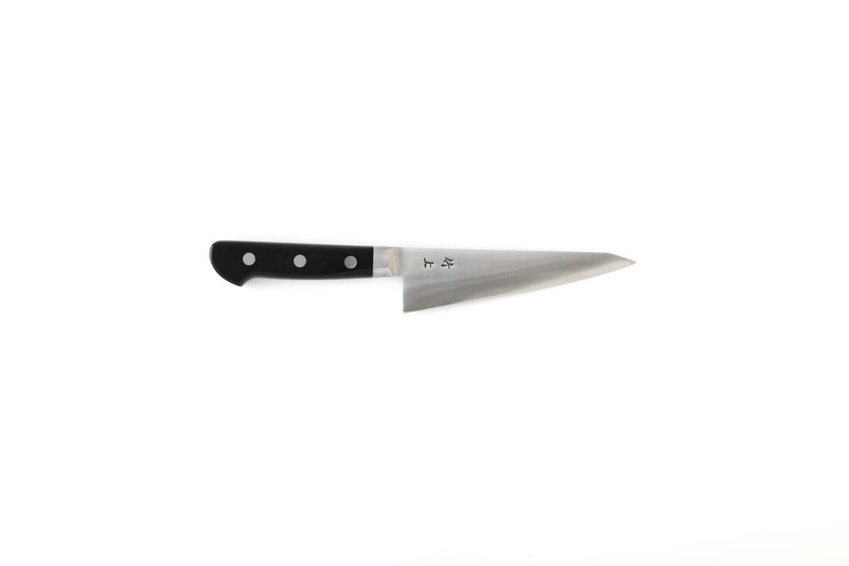 京都 食道具竹上】 骨スキ包丁 15cm （万能使い用 全鋼タイプ）食道具