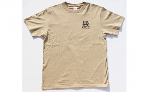 くじらのTシャツ親子2枚セット（大人Sサイズ サンドカーキ×子供110