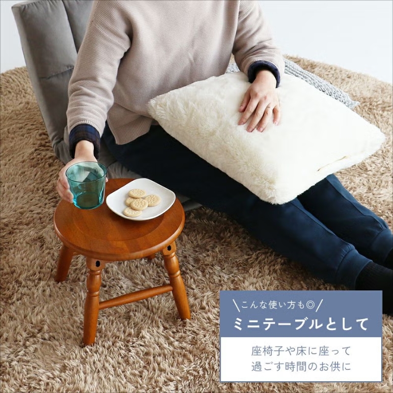椅子 hommage 木製 ミニスツール 25cm おしゃれ かわいい ヴィンテージ