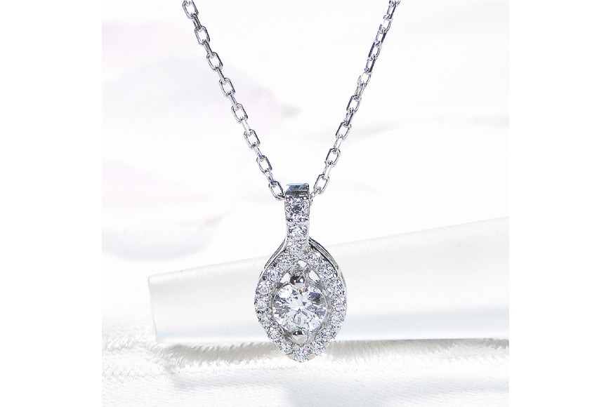 ネックレス プラチナ PT900 ダイヤモンド 【f257-pt-d】 [オーダー