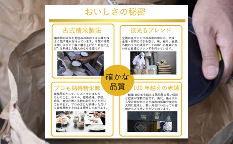 五つ星お米マイスター ブレンド WECK吟撰隅田屋米 5合 750g 米 お米