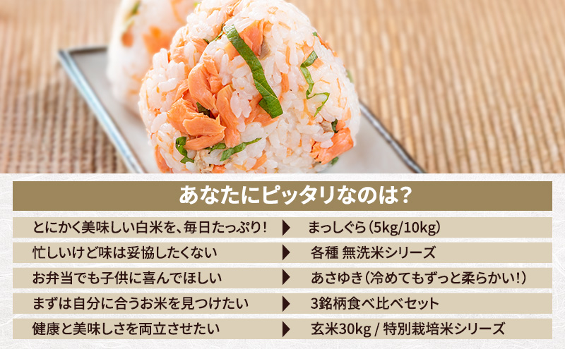 先行予約 令和8年産 青森県 鰺ヶ沢産 お米食べ比べ お試しセット 白米