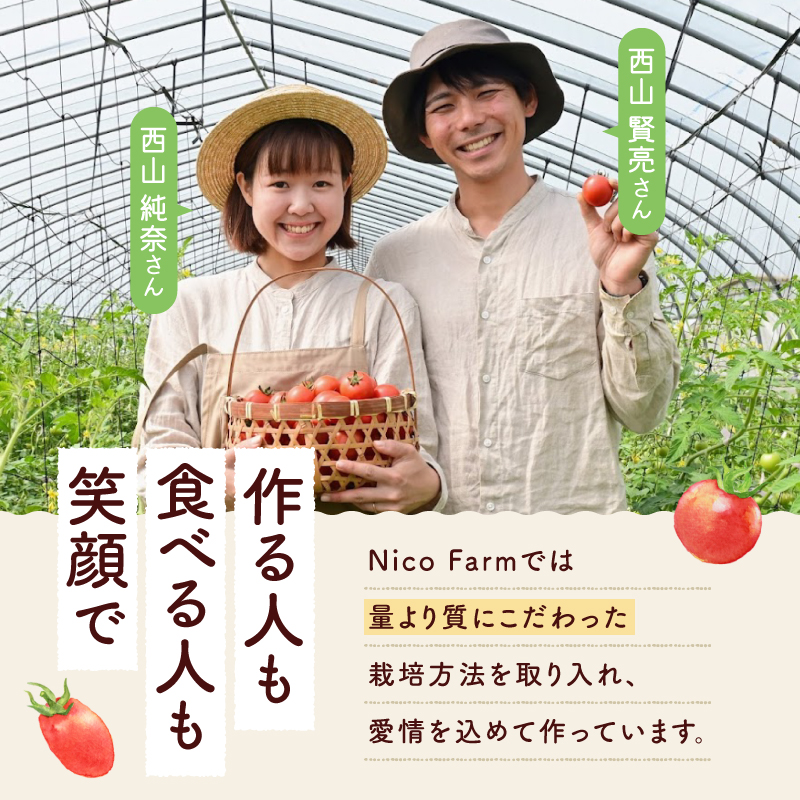 NicoFarm トマトジュース 1L 2本セット_Y124-0001（北海道余市町