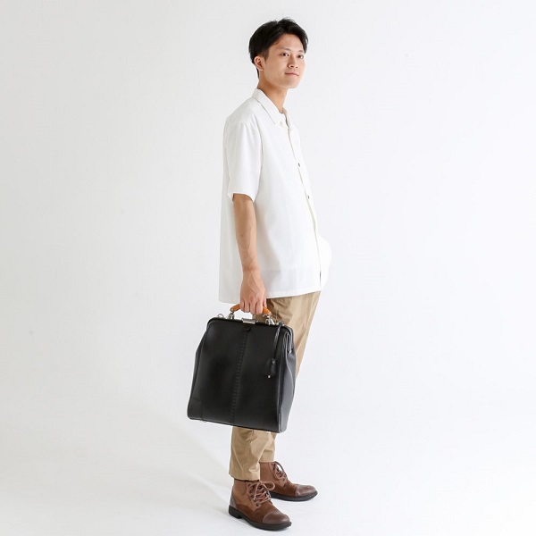 高島屋選定品】豊岡鞄 YOUTA エルク 3way 縦ダレス (YK3ME) ブラック